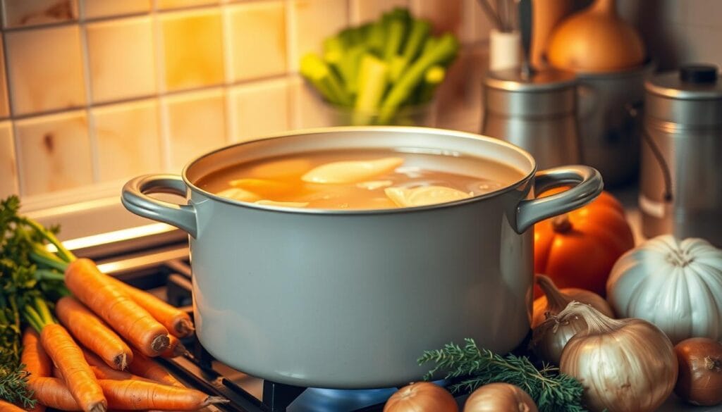 Learn how to make a rich, flavorful Easy Homemade Chicken Bone Broth Recipe. Packed with nutrients and great for soups, stews, and sauces.