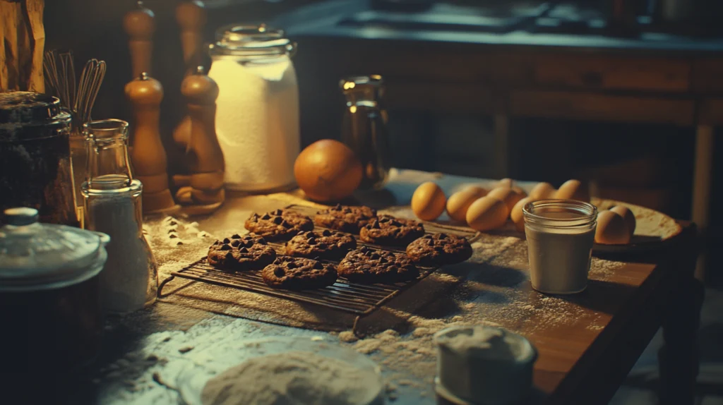 Ingredients chocolate chip cookie