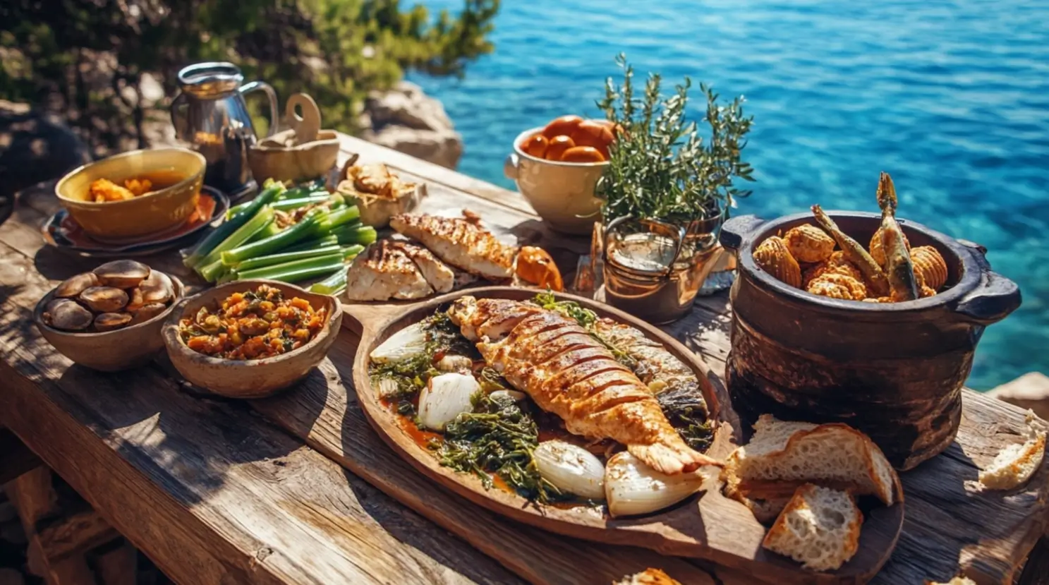 What food is Poseidon associated with?