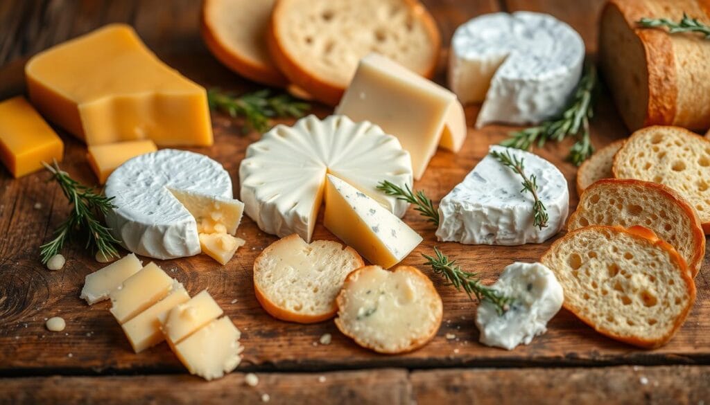 Delicious cheese pairings with wheat bread Delicious cheese pairings with wheat bread