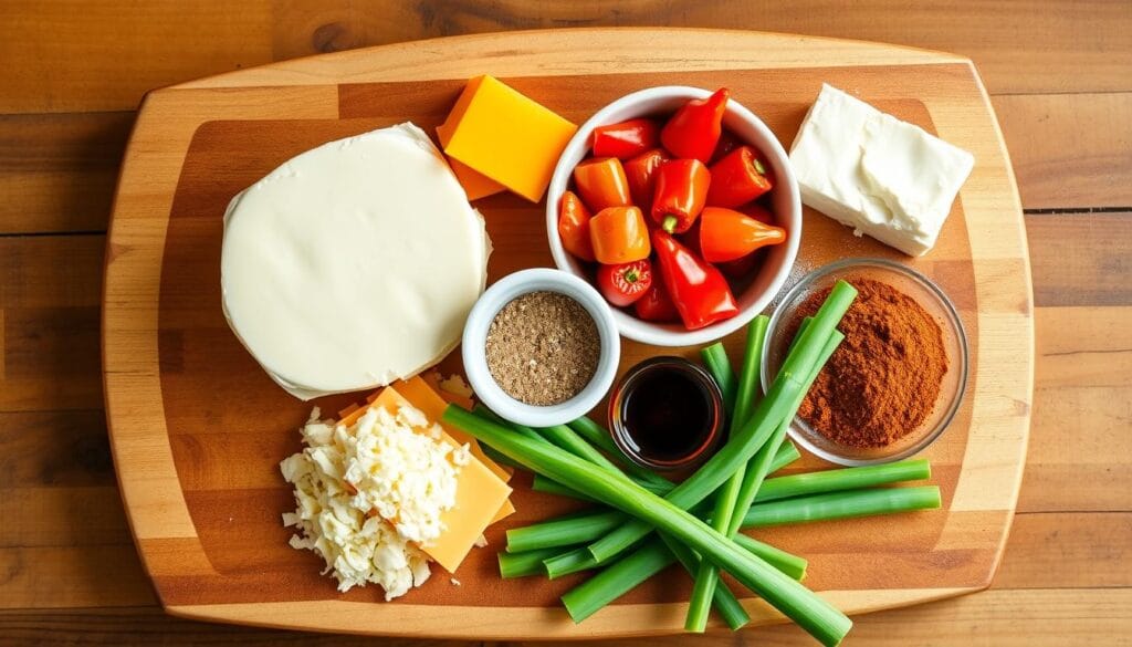 Ingredients for old fashioned pimento cheese recipe Ingredients for old fashioned pimento cheese recipe