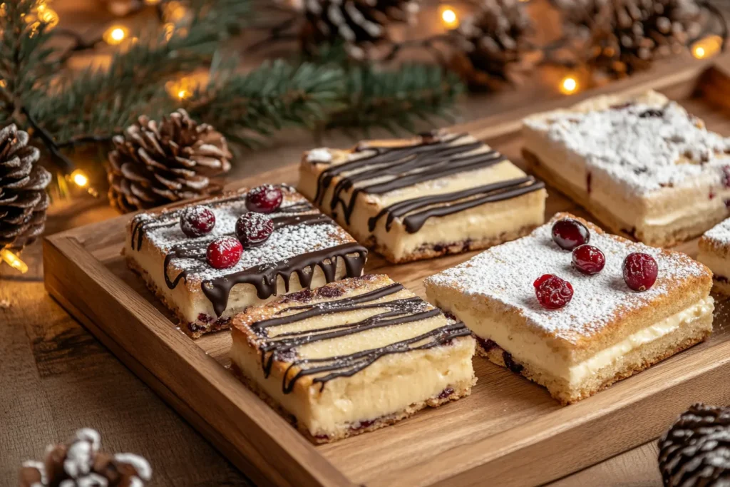 Food for the Gods with modern twists, including chocolate drizzle and dried cranberries