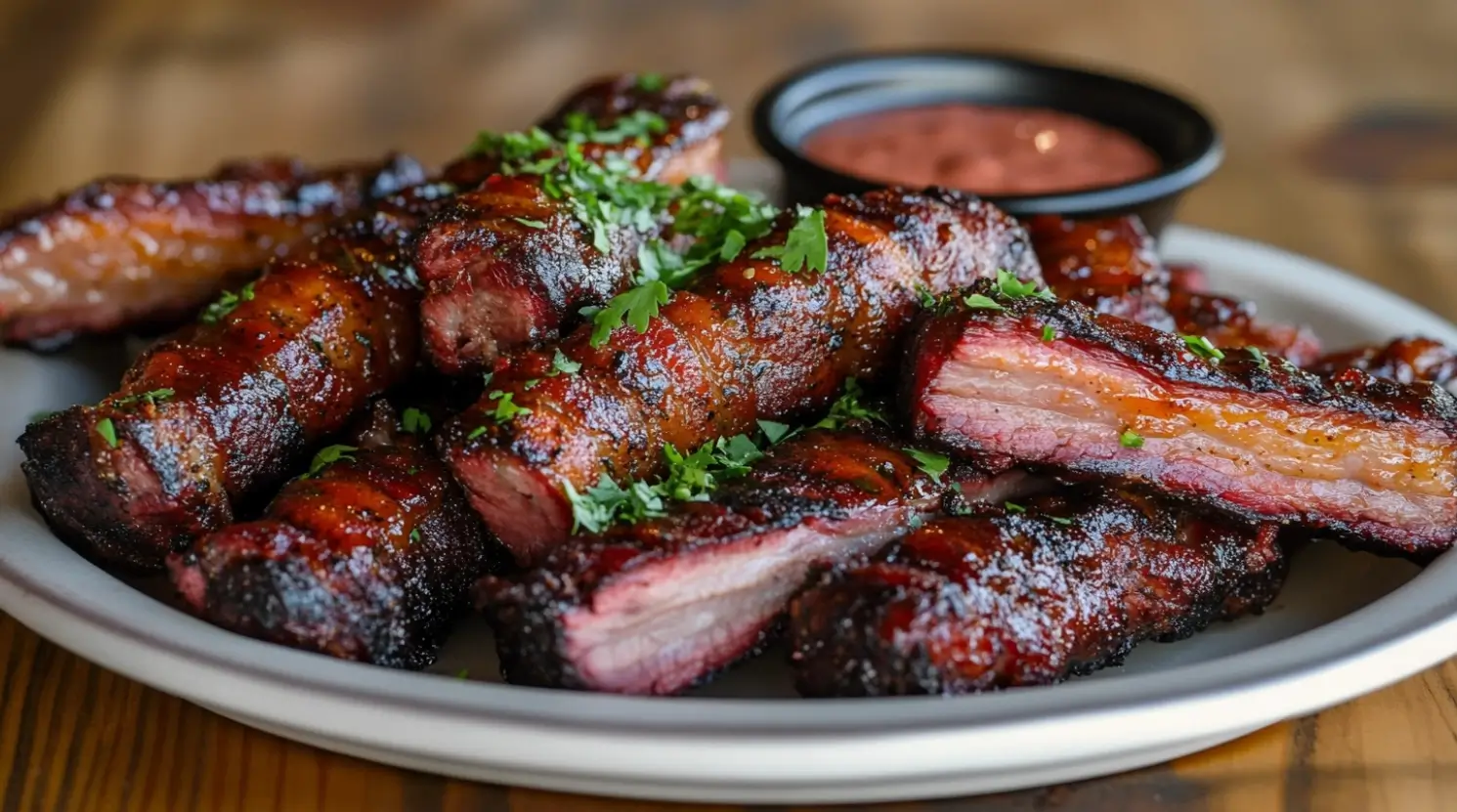 Texas Twinkies BBQ appetizer with bacon-wrapped jalapeños and cream cheese filling