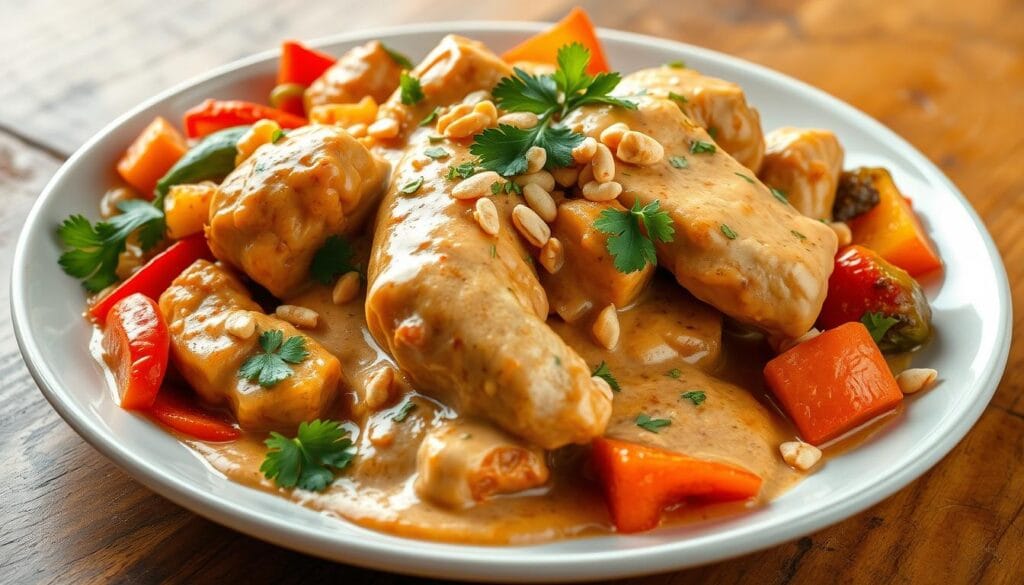 creamy peanut chicken creamy peanut chicken