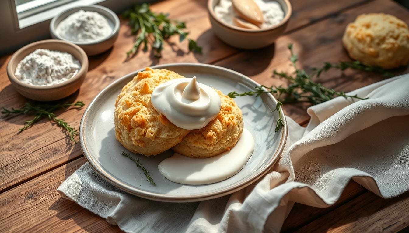 einkorn biscuits recipe cream