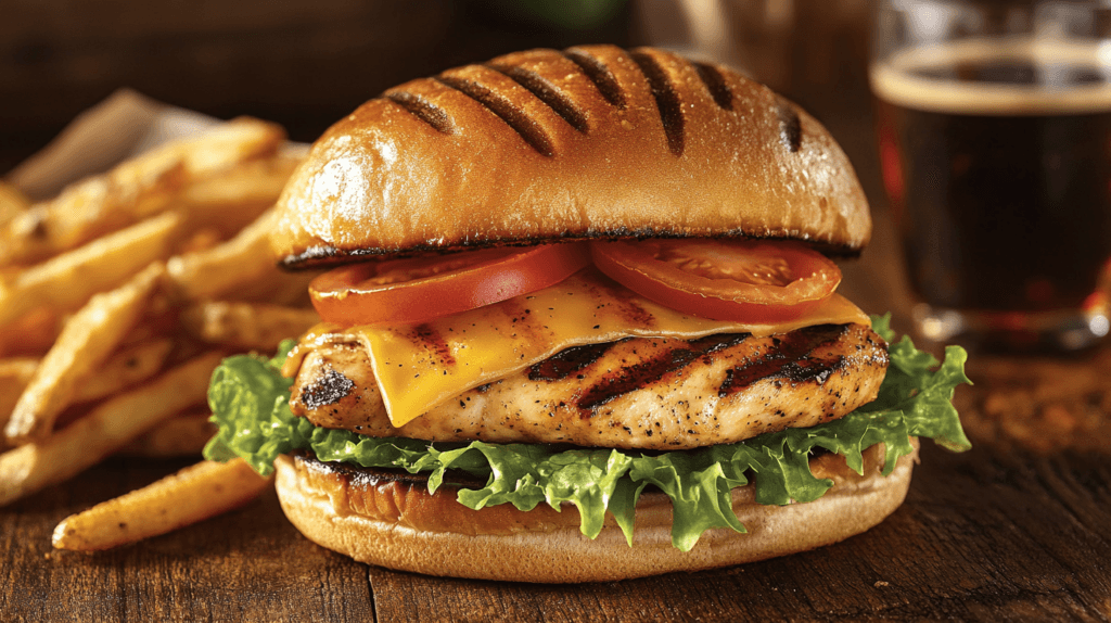Grilled chicken sandwich