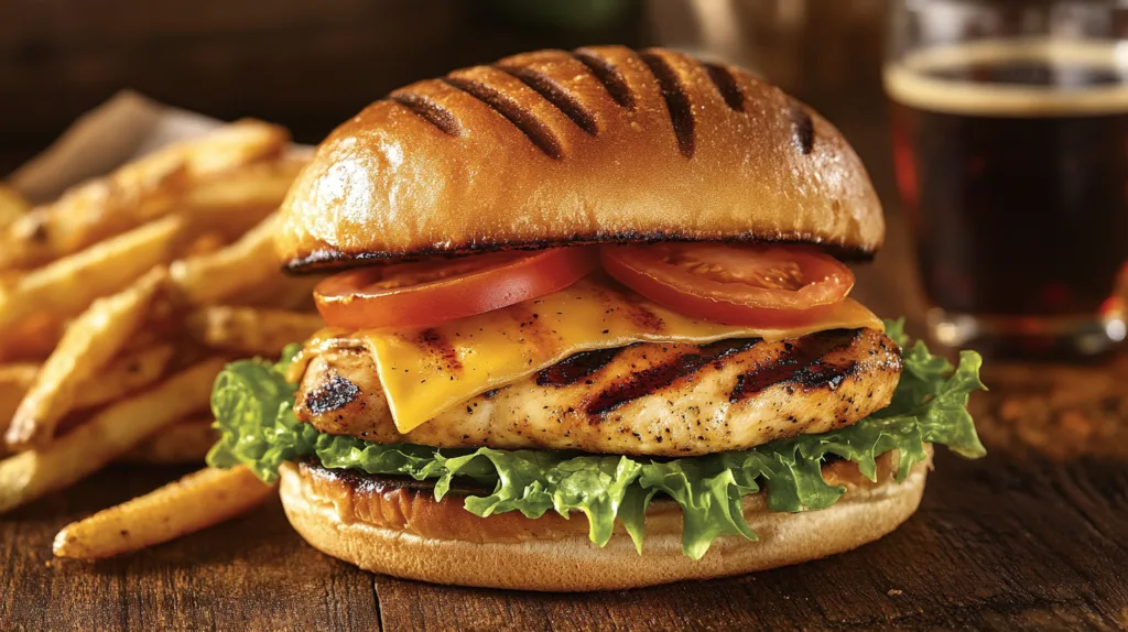 Grilled chicken sandwich
