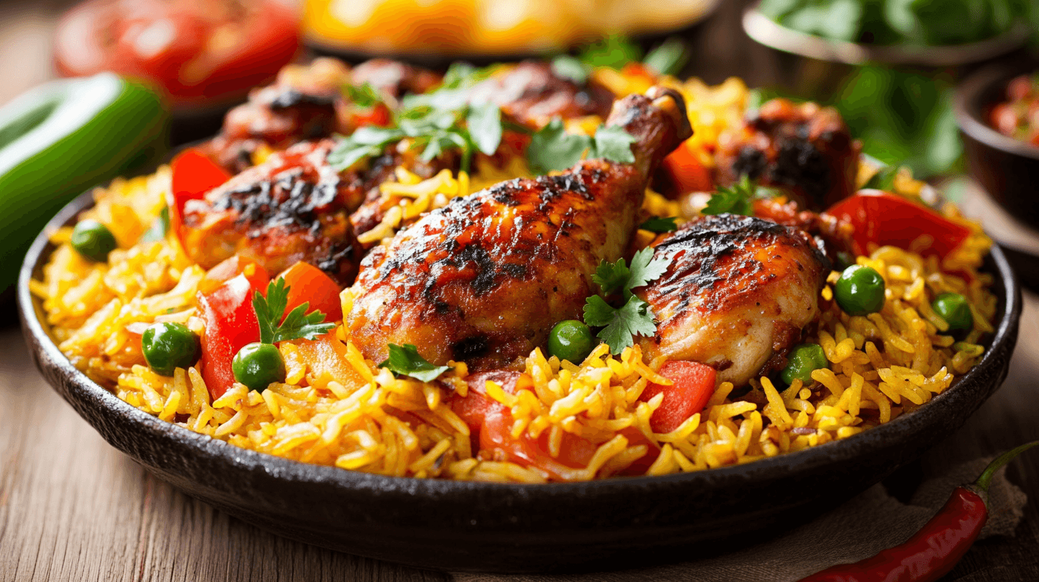 Chicken and yellow rice recipe