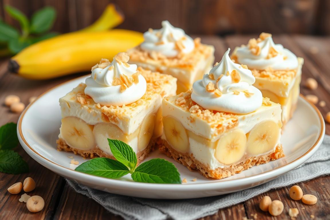 Banana Pudding Cheesecake Bars