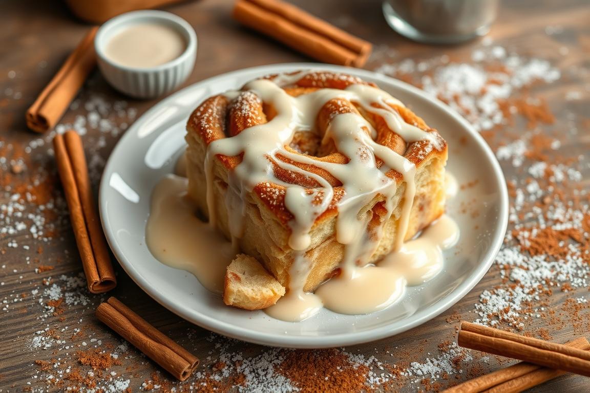 Cinnamon Roll Bread Pudding