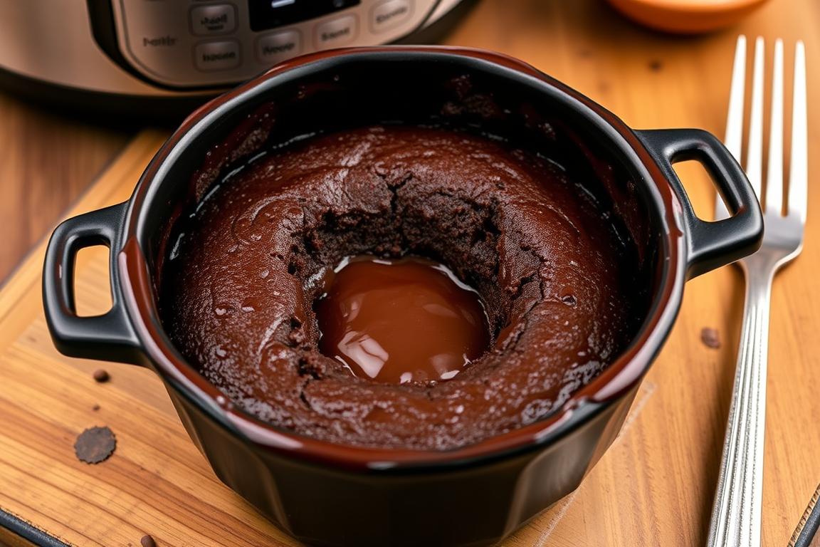 Instant Pot Chocolate Lava Cake