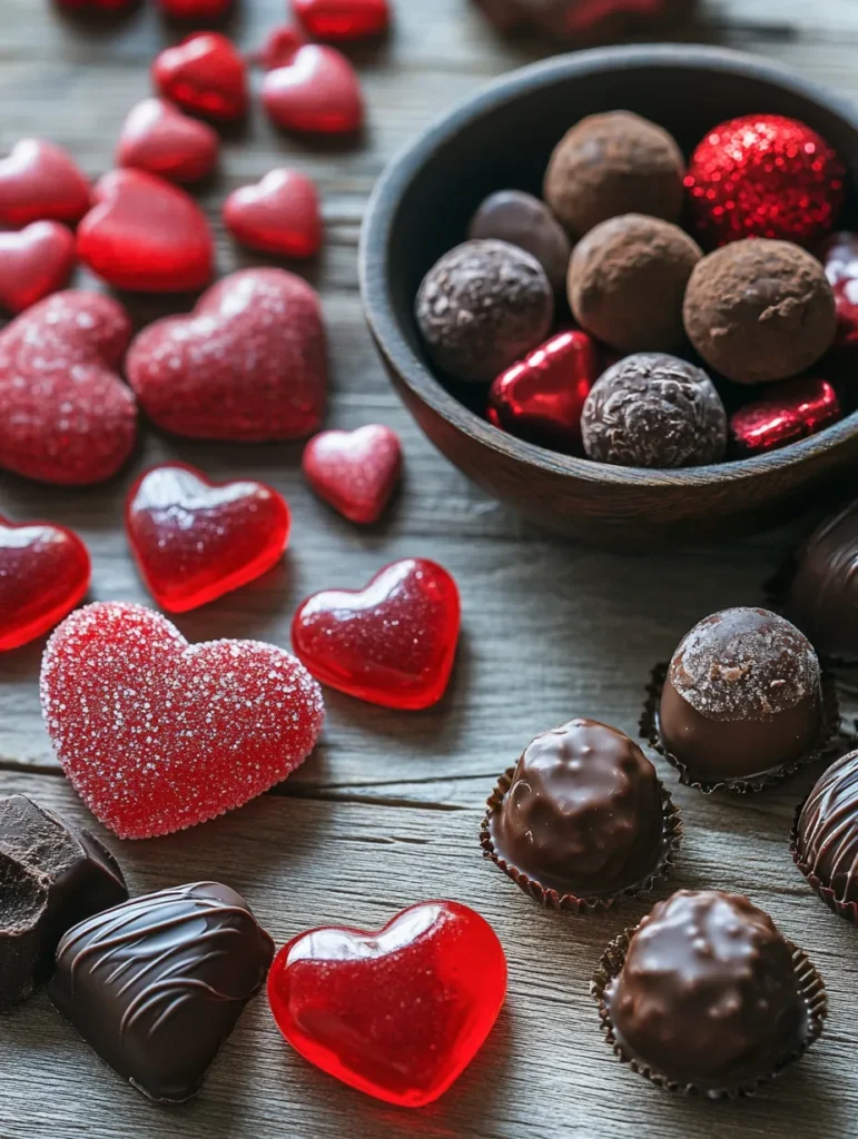 Valentine candy assortment
