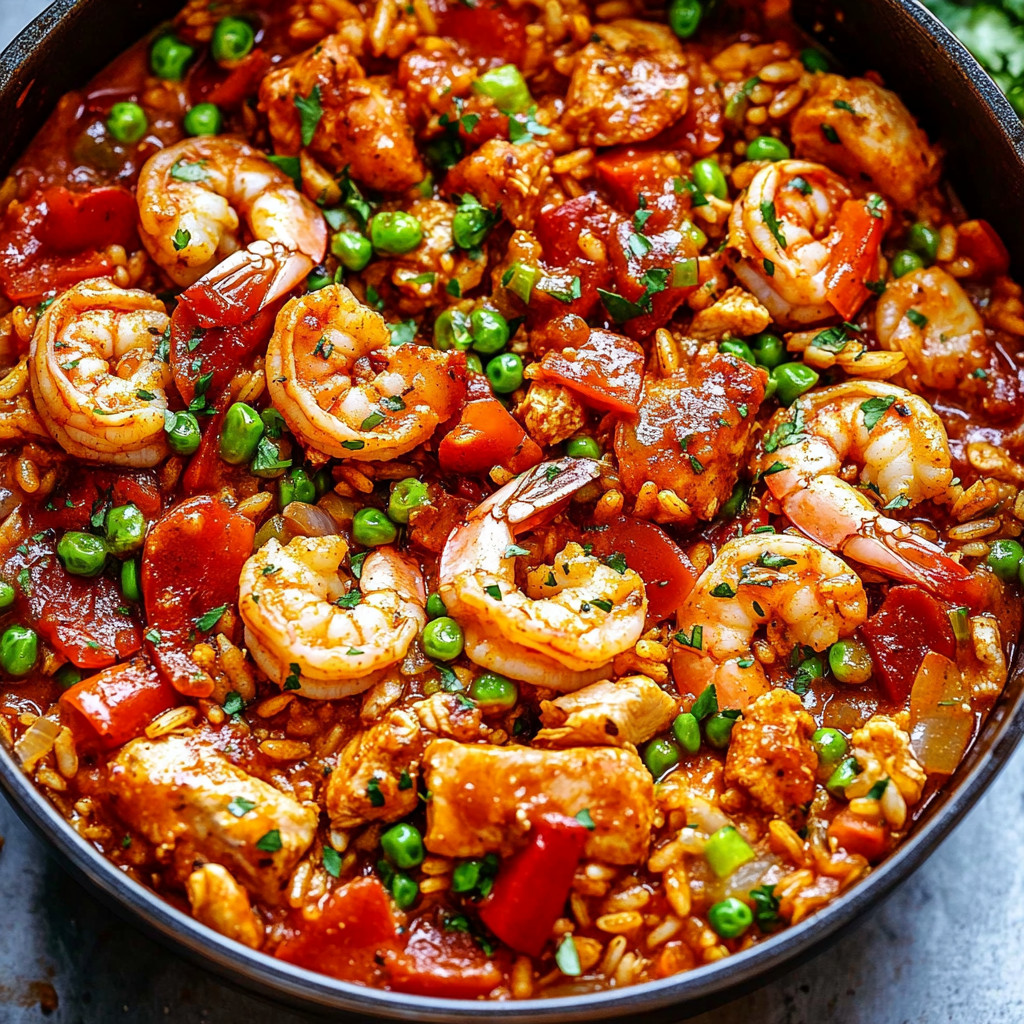 Cajun Chicken and Shrimp Jambalaya