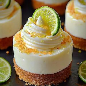 SUMMER MINI KEY LIME CHEESECAKES