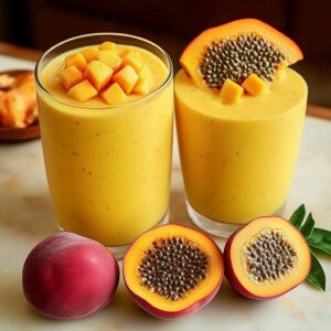 SUMMER MANGO PASSIONFRUIT SMOOTHIE