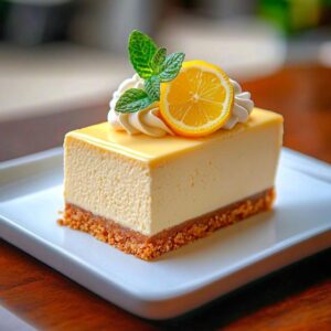 No-Bake Lemon Cheesecake