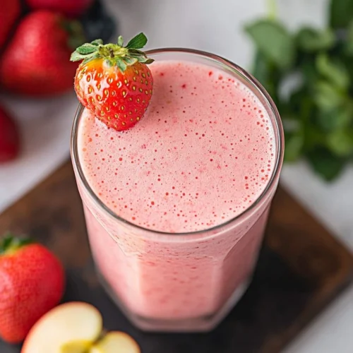 Apple Strawberry Smoothie