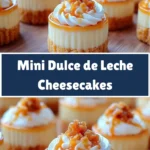 Mini Dulce de Leche Cheesecakes